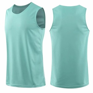 Sportswear <b>Basketball</b> Jerseys Shirts Sleeveless High Quality Sublimation Printed High Neck Polyester Breathable Quick Dry - Product Image 5