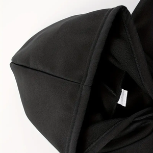 Solid Color 100% Cotton Oversized Hooded Sweatshirt Spring Autumn Winter Casual Sports Pullover <b>Hoodie</b> Eco-Friendly Available XS - Product Image 3