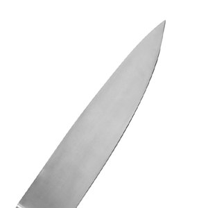 Couteau de cuisine professionnel en acier inoxydable personnalisé, manche en bois, finition hautement polie, compatible lave-vaisselle, style moderne - Product Image 5