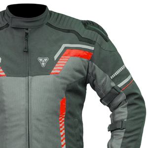 Blouson moto court et compact en textile, fabricant OEM, vêtements de moto personnalisés pour commandes en gros - Product Image 4