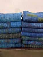 Kantha Couverture en coton pour bébé, couette en mousseline douce imprimée girafe, couette en coton doux pour bébé