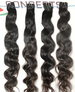 Extensiones de cabello humano de templo indio rizado de onda Natural sin procesar, proveedor de cutícula virgen alineada HD, cinta preadherida de encaje - Product Image 1