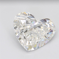 Diamant en forme de cœur de 5,04 carats, couleur D, clarté VS2, certifié IGI, CVD, pour la vente en gros de bijoux, bagues personnalisées