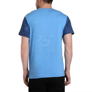 Camisetas Sublimadas para Hombre con Diseño de Logotipo Personalizado al por Mayor, Patrón Sólido, 100% Poliéster, Secado Rápido, Transpirables, Ecológicas, MOQ Bajo - Product Image 2