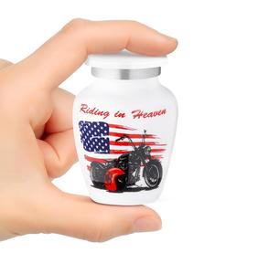 Riding in Heaven <b>Bike</b> Urns for Ashes Keepsake <b>Small</b> Urn for Human Ashes Urns for Ashes Adult Female Custom Size - Product Image 4