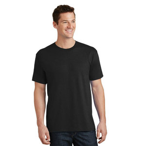 T-shirt gris pour hommes 100% coton T-shirts respirants col rond manches courtes T-shirts d'été basiques - Product Image 6