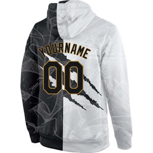 Nueva moda 2024, sudaderas con capucha personalizadas de alta calidad para hombres, crea tu propio logotipo, demanda del cliente, sudaderas con capucha transpirables de media cremallera para hombres - Product Image 1