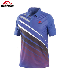 Camiseta informal de manga corta con cuello redondo y el logotipo de mi empresa, 100% poliéster, sublimación, antiarrugas y de secado rápido. - Product Image 4