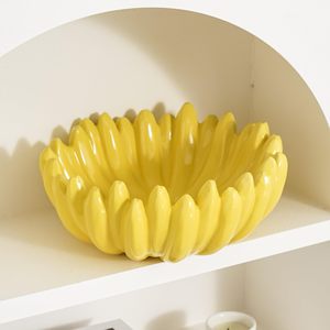 Bol à <span class=keywords><strong>fruits</strong></span> pour comptoir <span class=keywords><strong>de</strong></span> cuisine-<span class=keywords><strong>Corbeille</strong></span> à <span class=keywords><strong>fruits</strong></span> <span class=keywords><strong>en</strong></span> <span class=keywords><strong>céramique</strong></span> <span class=keywords><strong>en</strong></span> forme <span class=keywords><strong>de</strong></span> banane <span class=keywords><strong>de</strong></span> 10 pouces, bol à clé pour table d'entrée - Product Image 3