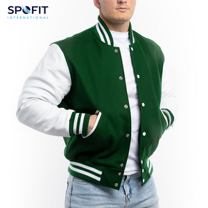 Outdoor Winter <b>Jacket</b> for Men Custom Luxury <b>Varsity</b> <b>Jackets</b> Leather Sleeve Custom Logo Chenille Embroidery Letterman <b>Jacket</b> - Product Image 2