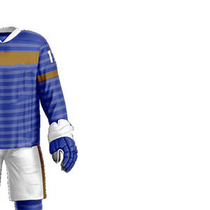 Servicio OEM, Directo de Fábrica, Precio Ajustable, Diseño Único, Fabricante Líder, Conjuntos de Uniformes de Hockey sobre Hielo 100% Poliéster - Product Image 4