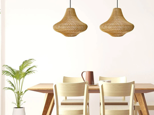 High Good Quality Seagrass Rattan Raffia Chandelier <b>Lampshade</b> Woven <b>Lampshade</b> Natural Woven <b>Wicker</b> Livingroom Furniture Decor - Product Image 4