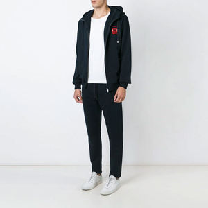 Sudadera con capucha bordada con logotipo personalizado de talla estadounidense de alta calidad, Sudadera con capucha bordada de lana gruesa para hombre - Product Image 3