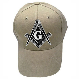 Casquette maçonnique avec symbole brodé, sangle réglable, ajustement structuré confortable, adaptée à une utilisation cérémonielle, aux réunions et aux événements - Product Image 6