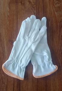 ถุงมือผ้าฝ้ายแท้ 100% สำหรับพิธีกรรม ถุงมือยามสีขาวแบบกำหนดเอง - Product Image 5