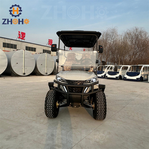 Bền 4 Chỗ Ngồi Điện Golf Cart Nhà Máy Trực Tiếp Phong Cách Câu Lạc Bộ Xe Nhìn Mạnh Mẽ Pin Yên Tĩnh Động Cơ Đi Xe Mịn - Product Image 2