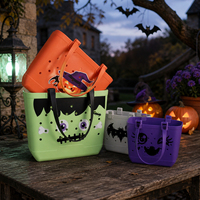 Sac de plage XL en EVA, style caoutchouc, imperméable et lavable, fourre-tout ouvert pour femme, cadeau d'Halloween, sac de voyage et de vacances