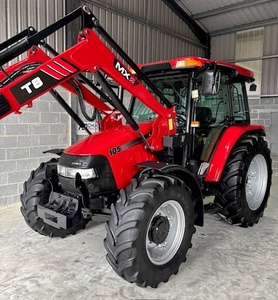 Tractor Agrícola CASE IH JXU 105 de Alta Potencia con Cargador Frontal MX, Motor FPT de 110HP, Tractor de Ruedas 4x4, Tractor Utilitario Agrícola - Product Image 1
