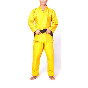 Kimono de Jiu-Jitsu Brésilien sur mesure vert pour hommes, uniforme de BJJ en coton 450 g/m², respirant, ensemble d'entraînement d'arts martiaux - Product Image 1