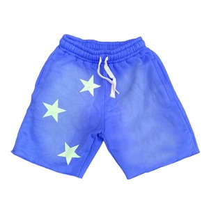 กางเกงขาสั้นลำลองผู้ชายลายพิมพ์ซันเฟดแบบย้อมสีเอซิด ผ้าฝ้าย 100% เป็นมิตรกับสิ่งแวดล้อม แห้งเร็ว ขายส่ง - Product Image 3