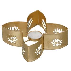 Porte-bougie en forme de cœur en fer doré pour bougies chauffe-plat, décoration pour la maison et le bureau, événements de mariage, quantité en gros - Product Image 5