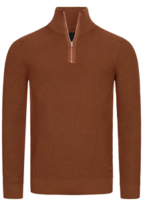 Nouveau look demi fermeture éclair col montant logo personnalisé pull à manches longues taille confortable Slim Fit hommes sweat respirant - Product Image 4