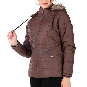 Women's Casual Lightweight <b>Sheep</b> <b>Skin</b> Puffer <b>Jacket</b> Plus Size Quilted Breathable Nylon Dyed Fabric Heated Winter Adults Outdoor - Product Image 3