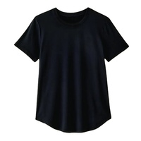 T-shirt décontracté pour femme de haute qualité en gros, col en V, manches courtes, impression de logo personnalisé, 100 % coton, confortable, été
