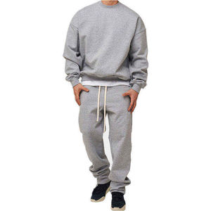 2025 personalizado Boxy fit Tech Fleece 100% algodón ropa deportiva liso Jogging transpirable chándal de gran tamaño para Unisex - Product Image 4