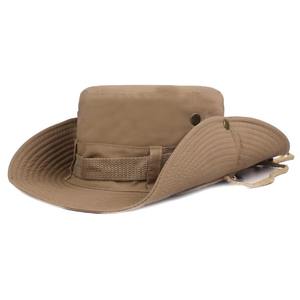 Sombrero de Safari de algodón personalizado de alta calidad Sombrero de pesca digital para sombrero de escalada unisex para protección solar y transpirabilidad - Product Image 2