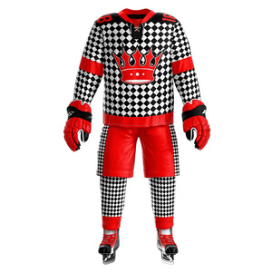 2024 ensembles de maillots de hockey sur glace de haute qualité de conception personnalisée 100% uniformes d'équipe en polyester - Product Image 1