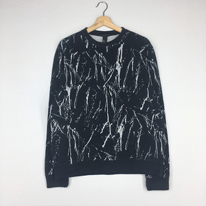 Custom Acid Wash Pullover Sudaderas Street Style Manga larga Cuello redondo Moda de invierno Liso teñido - Product Image 5
