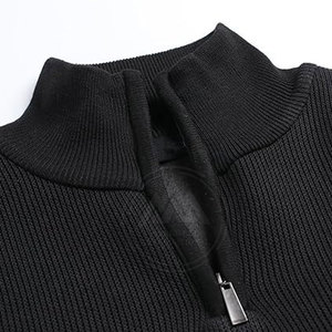 Suéteres transpirables con media cremallera para hombre, talla personalizada al por mayor - Product Image 4