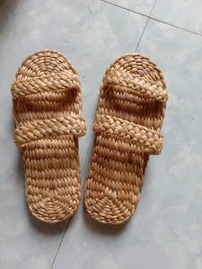 Dragonex Eco-Friendly Handwoven Water Hyacinth Canvas Upper Lace-Up Slipper Customized Size Daily Wear <b>Beach</b> <b>Shoe</b> Competitive - Product Image 5