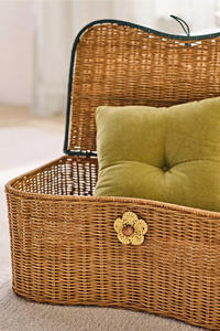 Cofres de Recuerdos Bohemios con Dijes Decorativos, Juego de 2 Arcas Tejidas para Guardar Objetos de Valor - Product Image 5