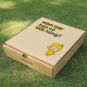 Emballage de boîte à pizza en papier kraft écologique de qualité supérieure pour les entreprises de livraison à emporter et de restauration - Product Image 5