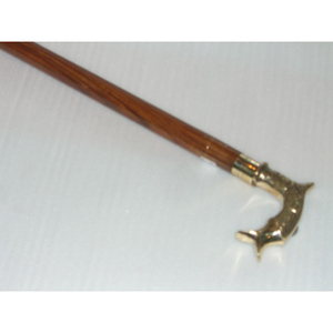 Bastón de madera con incrustaciones de latón con patrón impreso digital para promoción de oficina por AYAANS - Product Image 1