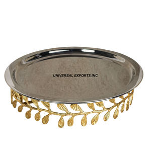 Bandeja de Chocolate de acero inoxidable hecha a mano, bandeja decorativa ecológica de lujo, buena calidad, superventas, bandeja de Chocolate - Product Image 1