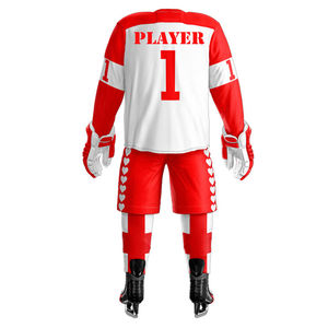 Conjunto de uniforme de hockey sobre hielo para hombre personalizado de alta calidad de la mejor venta con logotipo de nombre de equipo impreso, los hombres pueden crear el suyo propio - Product Image 3