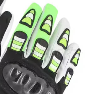 Ropa deportiva para hombre Guantes de moto de alta calidad Tamaño personalizado Color liso Hombres Guantes de moto - Product Image 6