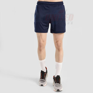 Pantalones Cortos Deportivos Casuales para Hombre, Cintura Elástica, Diseño Sólido, Material de Lona, Forro Interior Elástico No Tejido, Bolsillo Oculto para Teléfono, Secado Rápido - Product Image 1