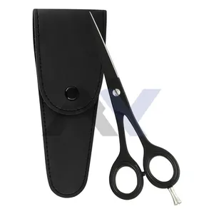 Stainless Steel Barber Scissors Extra Sharp Hair Cutting Scissors for Men and Women, Complete with Free Leather Case