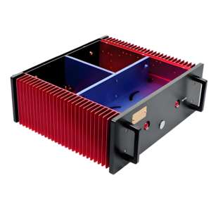418*430*200mm Groot Koelpaneel Geanodiseerd T5 T6 AL Aluminium Versterker Chassis CNC <span class=keywords><strong>Audio</strong></span> Behuizing 5000W IP67 - Product Image 2
