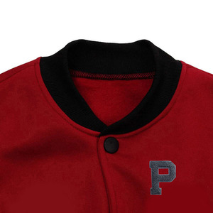 Flyingkick Enterprises Latest Luxury Letterman Custom Chenille Embroidery Patch <b>Work</b> Leather Sleeves Varsity Jacket for Men HIGH - Product Image 2