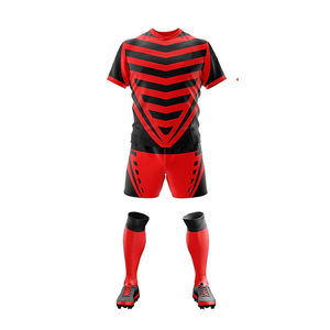 Uniformes de Rugby con Logotipo Personalizado OEM, Spandex/Poliéster Ecológico, Secado Rápido, Resistente al Viento, Ropa de Equipo para Clubes y Academias, Conjunto de Rugby - Product Image 1