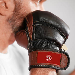 ถุงมือหนัง MMA สำหรับแข่งขันต่อสู้ศิลปะการป้องกันตัวทำจากหนัง MMA - Product Image 4