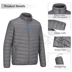 Chaqueta acolchada plegable para hombre, Abrigo acolchado aislado para viajes y senderismo, proveedor a granel, colores OEM, marca personalizada - Product Image 5