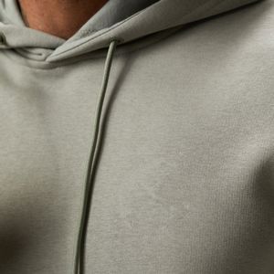 Ensemble de survêtement d'hiver écologique unisexe 2-en-1 avec capuche et cordon de serrage, design streetwear, en tissu polyester/coton - Product Image 6