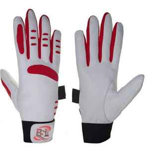 Top Qualité En Cuir Véritable Vente Chaude Gants De Baseball Fabrication Professionnelle De Haute Qualité Gants De Frappeur De Baseball - Product Image 4