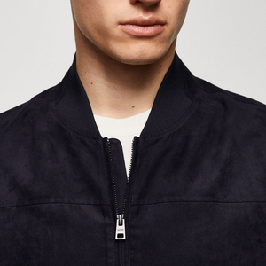 Veste en daim pour homme, produit et emballage personnalisés, article tendance, article frais, veste en cuir de daim pour homme, best-seller - Product Image 5